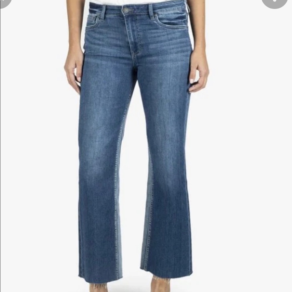 Nwt KUT size 4 Kelsey high rise ankle flair